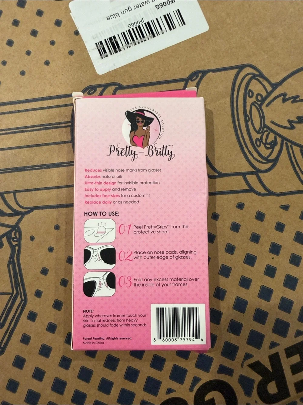 Pink Makeup Protectors by Pretty-Britty for glasses sunglasses new in box